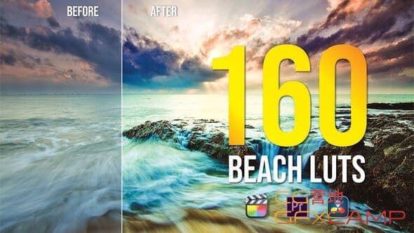 160组海滩度假视频调色预设 160 Beach LUTs Color Grading (AE/PR/FCPX/达芬偶/PS等)4599,