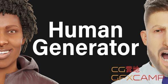 Blender人体模子天生插件 Human Generator V3.0 For Blender 2.83+4369,