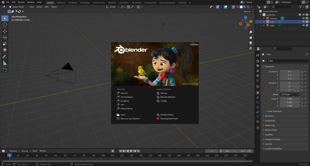 Blender 3.0.0 一款开源免费的多仄台万能三维动绘建造硬件6425,blender,一款,开源,免费,多仄台