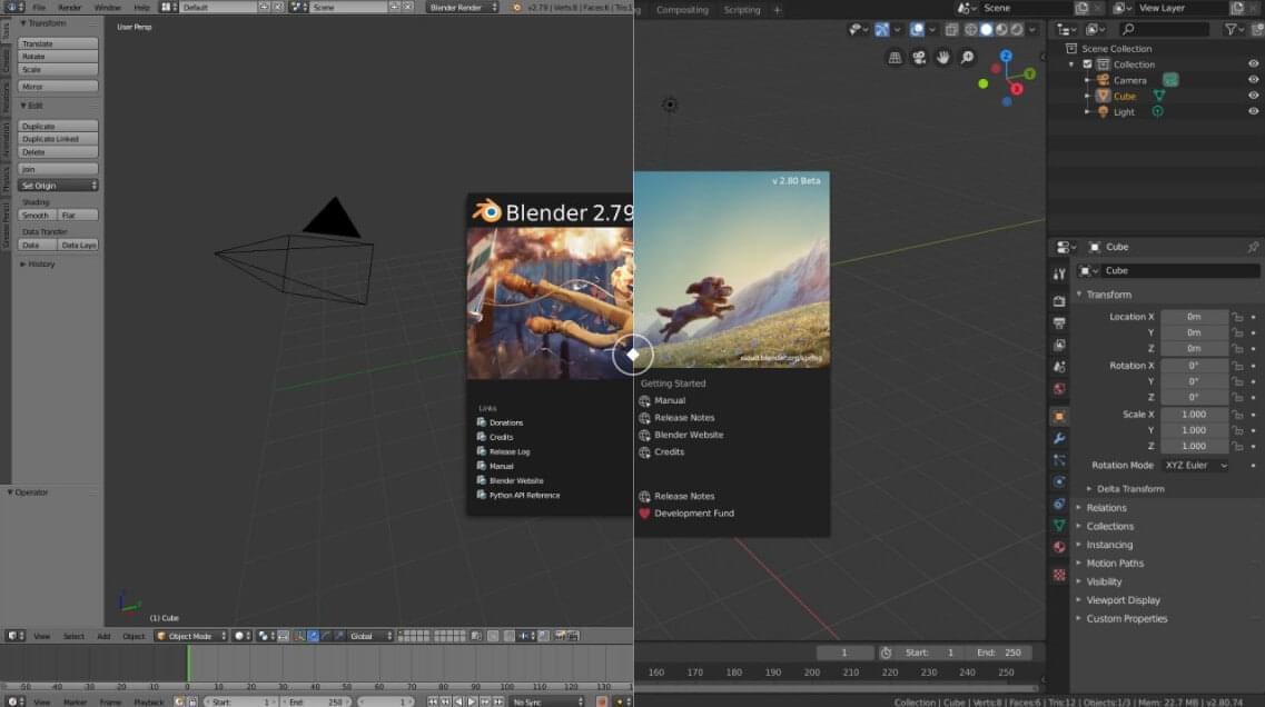 Blender 2.80 一款开源免费的多仄台万能三维动绘建造硬件2909,