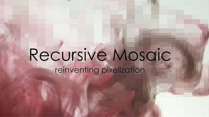 AE/PR插件-Recursive Mosaic v1.2.0 网格像素化马赛克结果2323,插件,mosaic,网格,像素,像素化