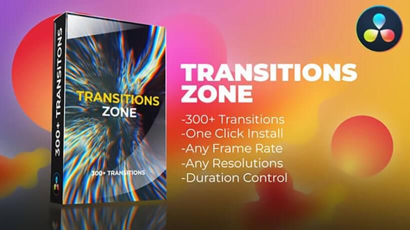 达芬偶插件-Transition Zone 300种缩放仄移毛病变形图形朋分转场预设8837,达芬偶,芬偶,插件,zone,300