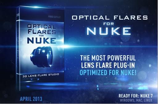 VideoCopilot出品镜头光晕光斑灯光结果插件 Optical Flares v1.0.86 灯光预设-Nuke 插件8800,