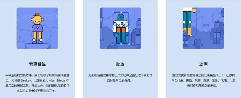 汉化版AE剧本-Deekay Tool 脚色绑定动绘掌握剧本带大批动绘预设2164,