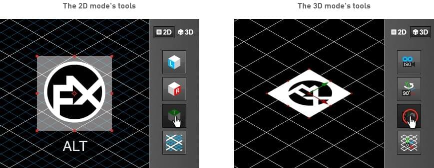 AE剧本-Isomatic FX V1.6.2 2D仄里图形转三维空间透视结果6588,剧本,仄里,仄里图,仄里图形,图形