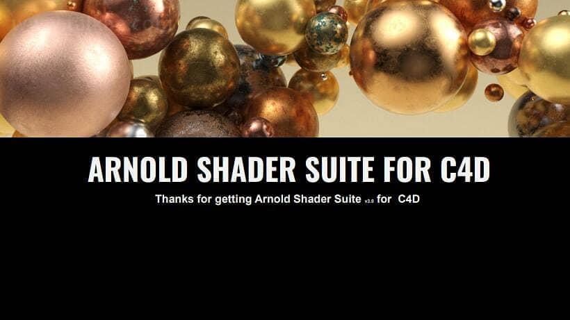 C4D预设-Arnold Shader Suite v3.0 325种Arnold阿诺德衬着东西量7843,c4d,预设,shader,suite,325
