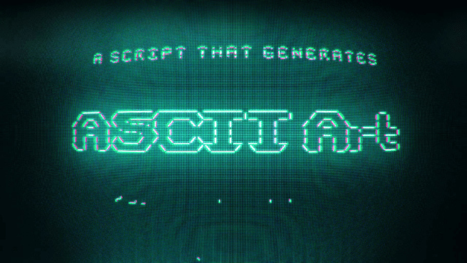 AE剧本-ASCII Generator v1.3 笔墨图层复古码结果6022,剧本,笔墨,图层,复古,结果