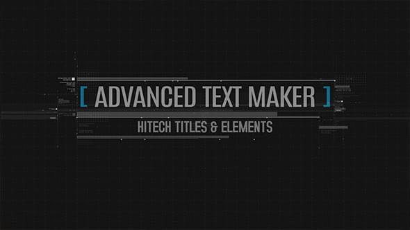 笔墨题目动绘建造剧本模板 Motion Text Maker4167,笔墨,字标,题目,动绘,动绘建造