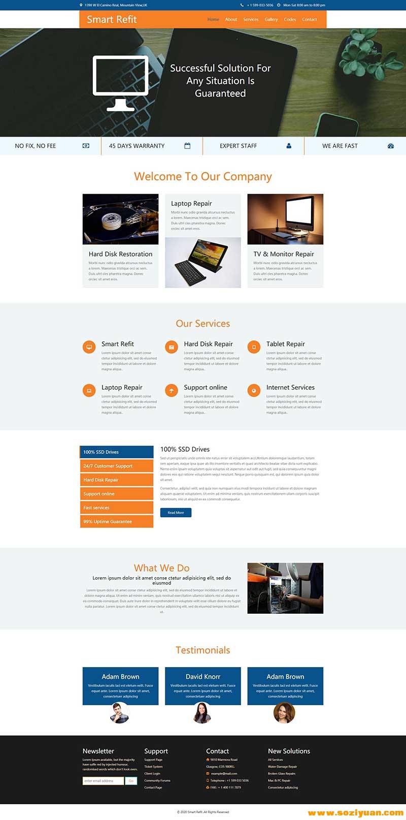 橙色html智能电脑改拆维建网站静态模板9524,橙色,html,智能,智能电脑,电脑
