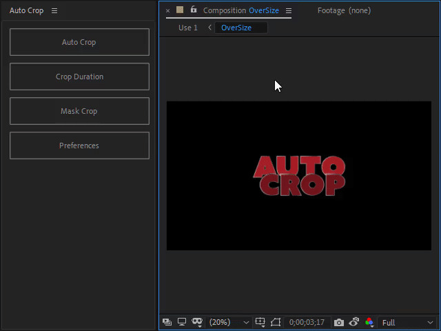 分解地区主动裁切AE剧本 Aescripts Auto Crop 3.1.1 for After Effects WIN2724,